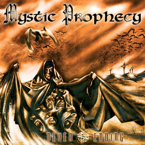 MYSTIC PROPHECY - NEVER ENDING - TRANSPARENT ORANGE Vinyl LP