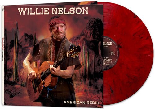 NELSON,WILLIE - AMERICAN REBEL - RED MARBLE Vinyl LP
