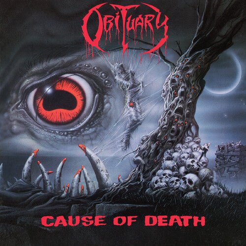 OBITUARY - CAUSE OF DEATH - GRAY/BLACK SPLATTER Vinyl LP