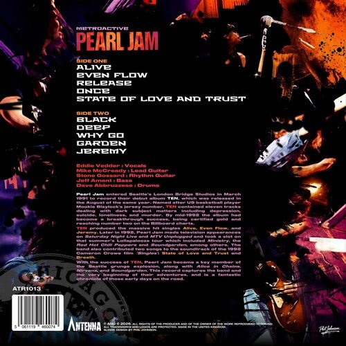 PEARL JAM - METROACTIVE Colored Vinyl LP - Image 3