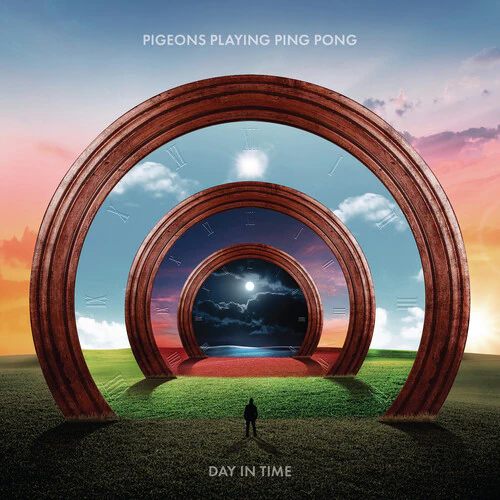 PIGEONS PLAYING PING PONG - DAY IN TIME - BLACK GALAXY Vinyl LP
