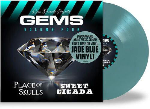 PLACE OF SKULLS / SWEET CICADA - GEMS VOL. 4 - BLUE Vinyl LP