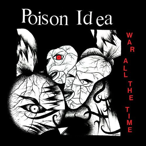 POISON IDEA - WAR ALL THE TIME - OPAQUE GREEN Vinyl LP