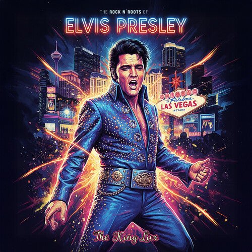 PRESLEY,ELVIS - ROCK N ROOTS OF - BLUE Vinyl LP