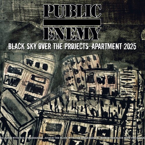 PUBLIC ENEMY - BLACK SKY OVER THE PROJECTS: APARTMENT 2025 Vinyl LP
