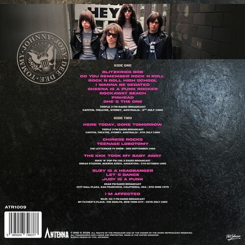 RAMONES - COAST TO COAST Colored Vinyl LP - Image 3
