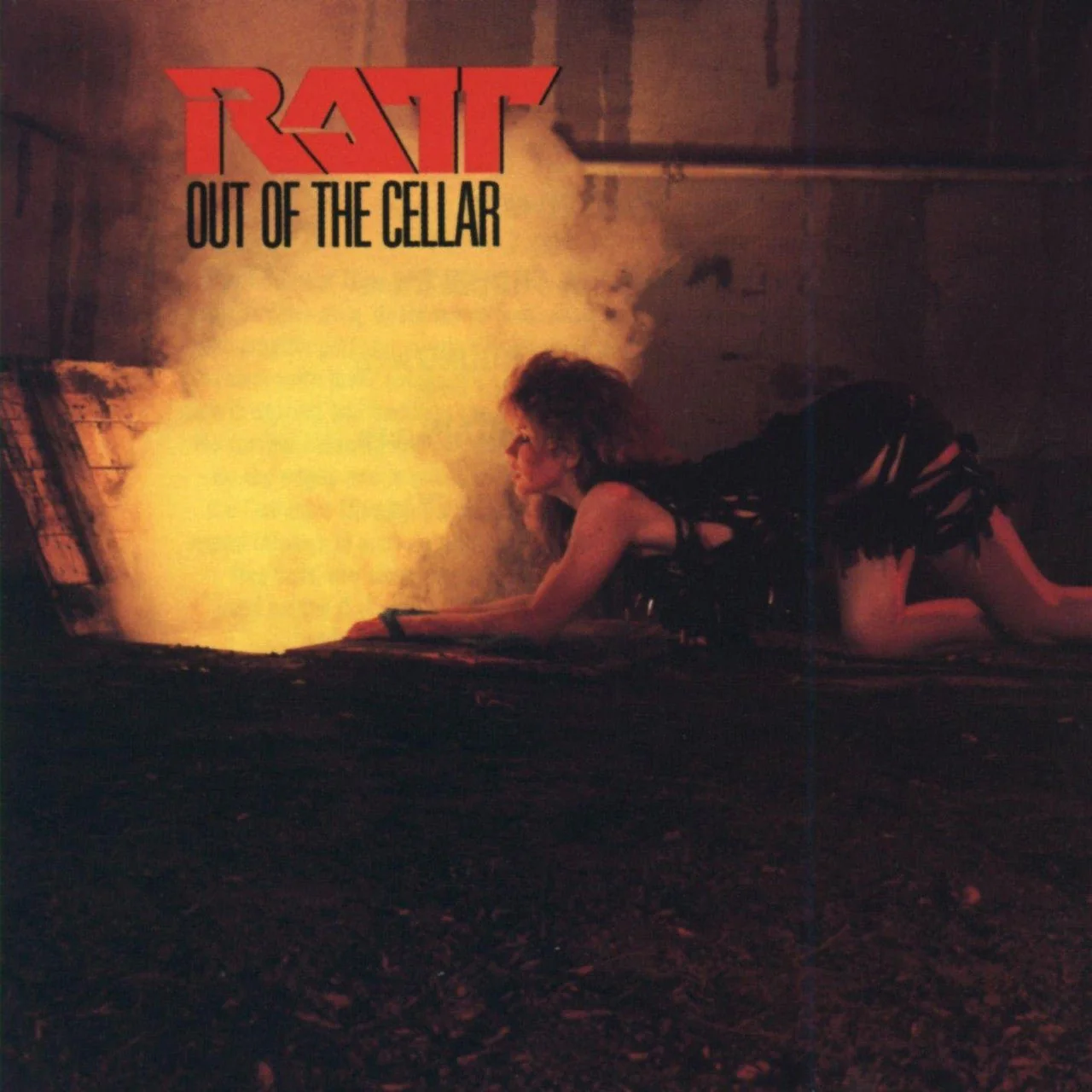 RATT - OUT OF THE CELLAR (40TH ANNIVERSARY) Red/Black Splatter Vinyl LP - Image 2