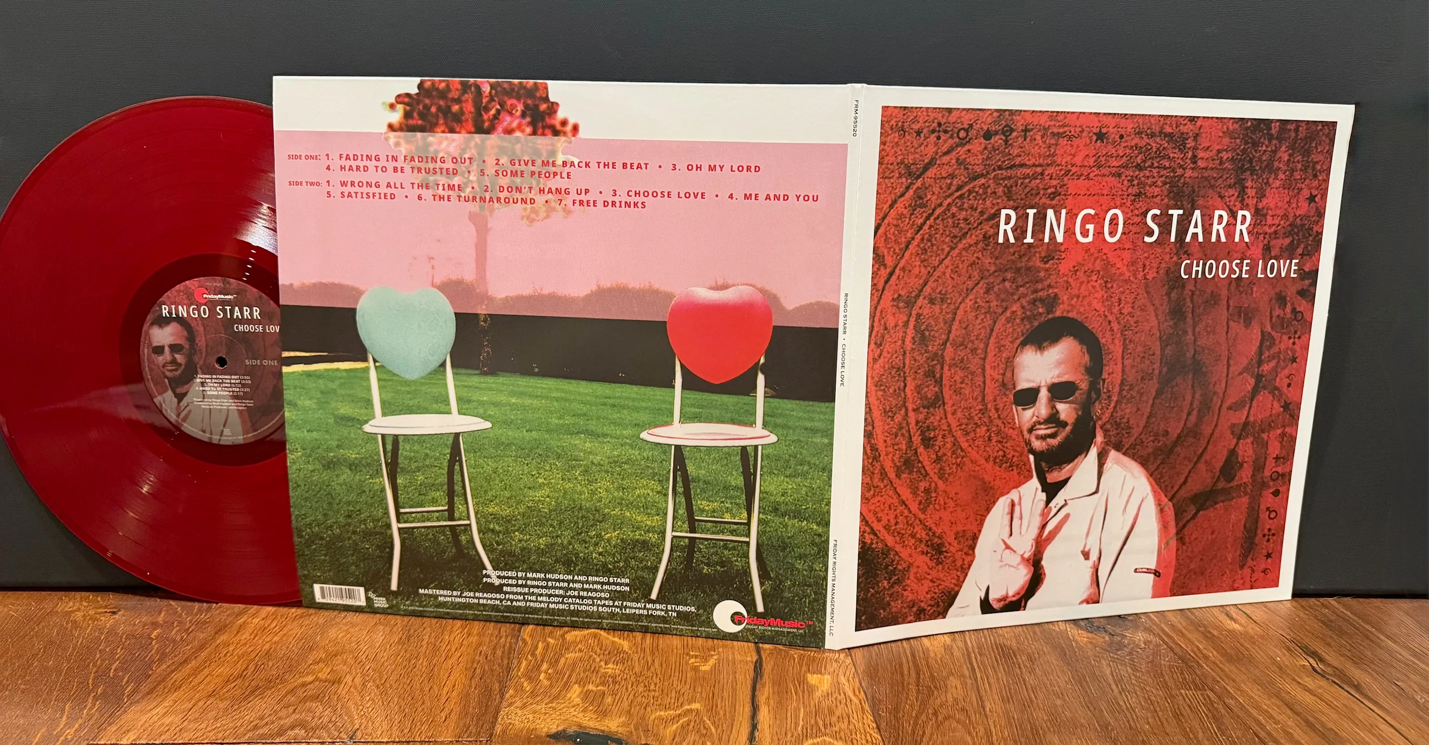 Ringo Starr - Choose Love Ruby Red Vinyl LP - Image 2
