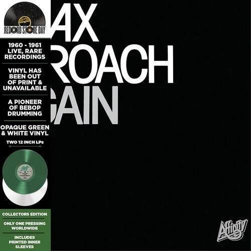 ROACH,MAX - AGAIN - OPAQUE GREEN & WHITE Vinyl LP