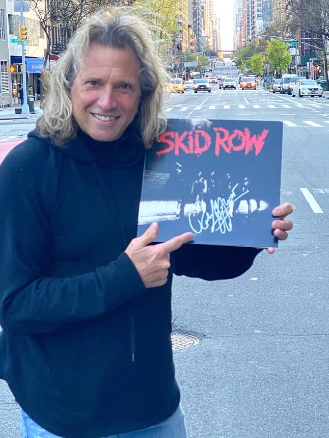 Rob Affuso Autographed and Inscribed "Play It Loud" Skid Row Purple Vinyl LP - Image 4