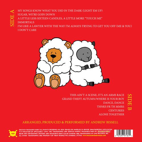ROCKABYE BABY! - LULLABY RENDITIONS OF FALL OUT BOY Vinyl LP - Image 2