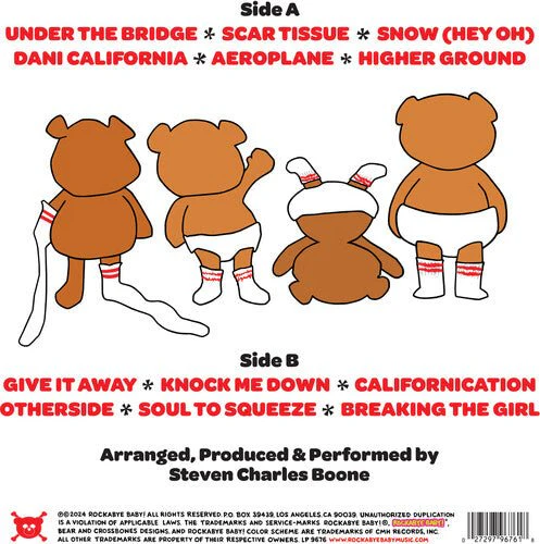 ROCKABYE BABY! - LULLABY RENDITIONS OF RED HOT CHILI PEPPERS Vinyl LP - Image 3
