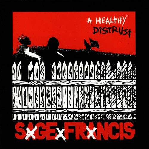 SAGE FRANCIS - HEALTHY DISTRUST (ANNIV. ED.) - WHITE/RED Vinyl LP