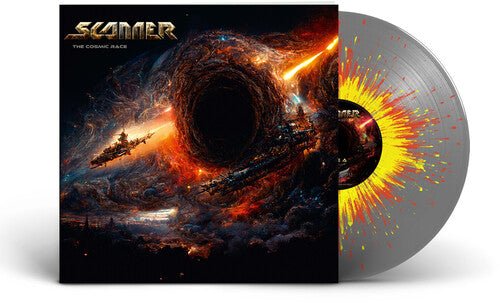 SCANNER - COSMIC RACE - SILVER/RED/YELLOW SPLATTER Vinyl LP