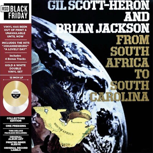 SCOTT-HERON,GIL / JACKSON,BRIAN - FROM SOUTH AFRICA TO SOUTH CAROLINA Vinyl LP