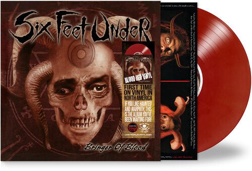 SIX FEET UNDER - BRINGER OF BLOOD - BLOOD RED Vinyl LP