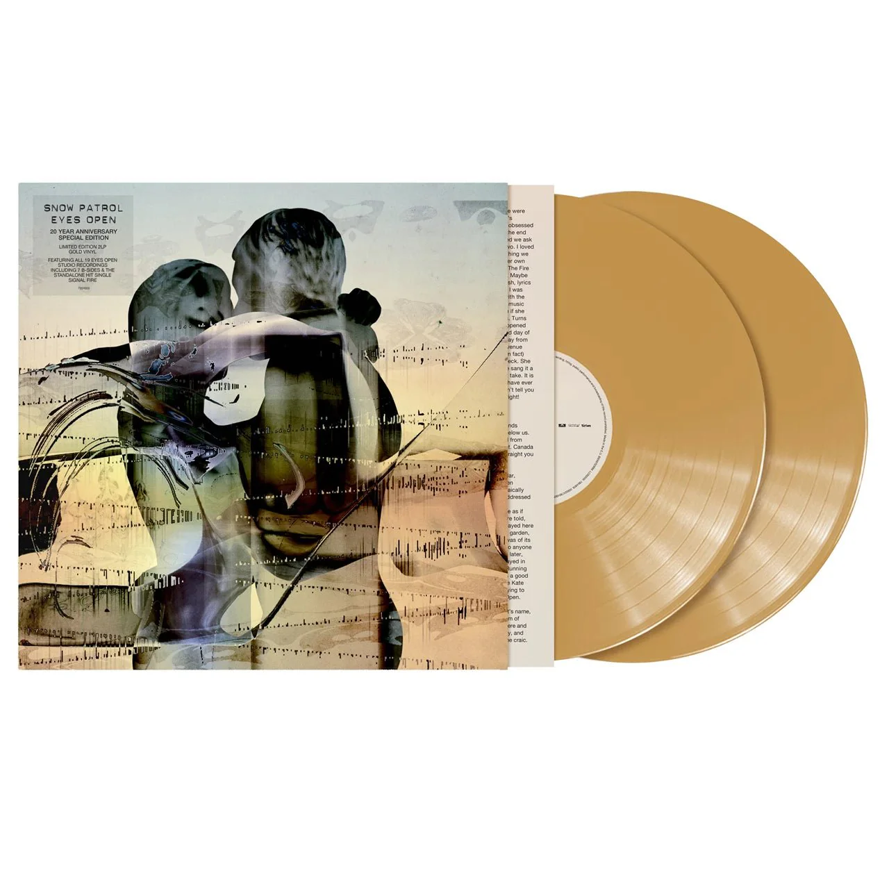 SNOW PATROL - EYES OPEN - 20 YEAR ANNIVERSARY Gold Vinyl LP