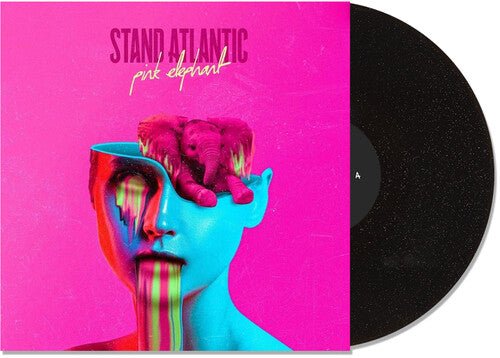 STAND ATLANTIC - PINK ELEPHANT - BLACK GLITTER Vinyl LP