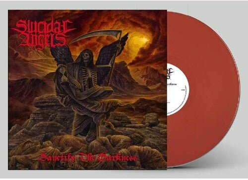 SUICIDAL ANGELS - SANCTIFY THE DARKNESS - RED Vinyl LP