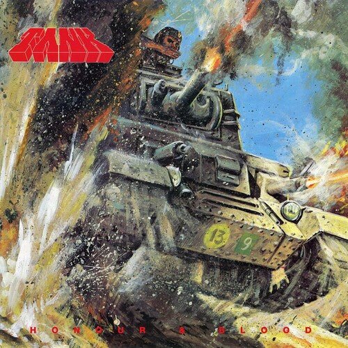 TANK - HONOR & BLOOD - BLUE/RED Vinyl LP - Image 2
