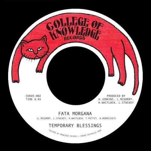 TEMPORARY BLESSINGS - FATA MORGANA B/W SILENCE LEAVES AN OPEN WOUND Vinyl LP