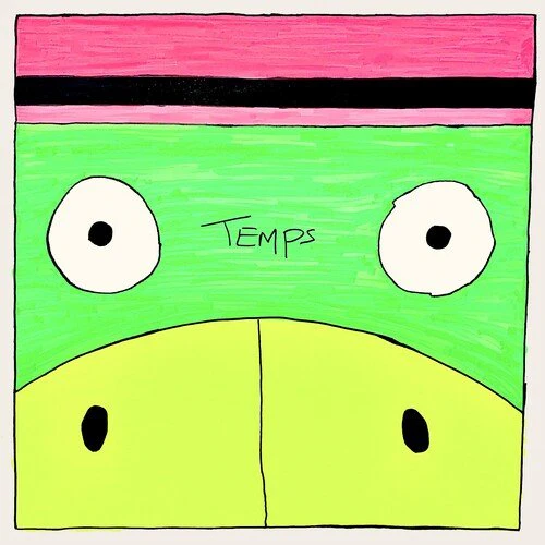 TEMPS - PARTY GATOR PURGATORY - FLUORESCENT PINK & GREEN Vinyl LP