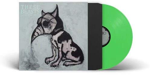THESE BEASTS - CARES WILLS WANTS - GREEN Vinyl LP
