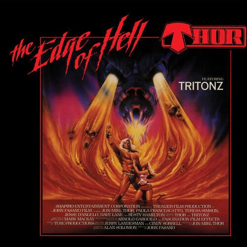 THOR - EDGE OF HELL - RED MARBLE Vinyl LP - Image 3