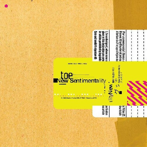 TOE - NEW SENTIMENTALITY Vinyl LP