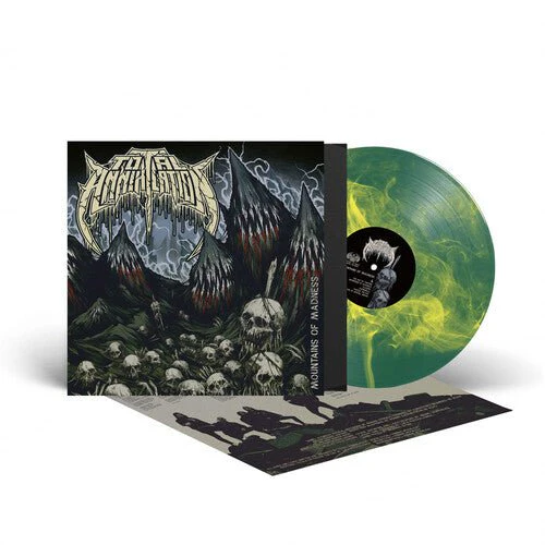 TOTAL ANNIHILATION - MOUNTAINS OF MADNESS - GREEN/YELLOW Vinyl LP