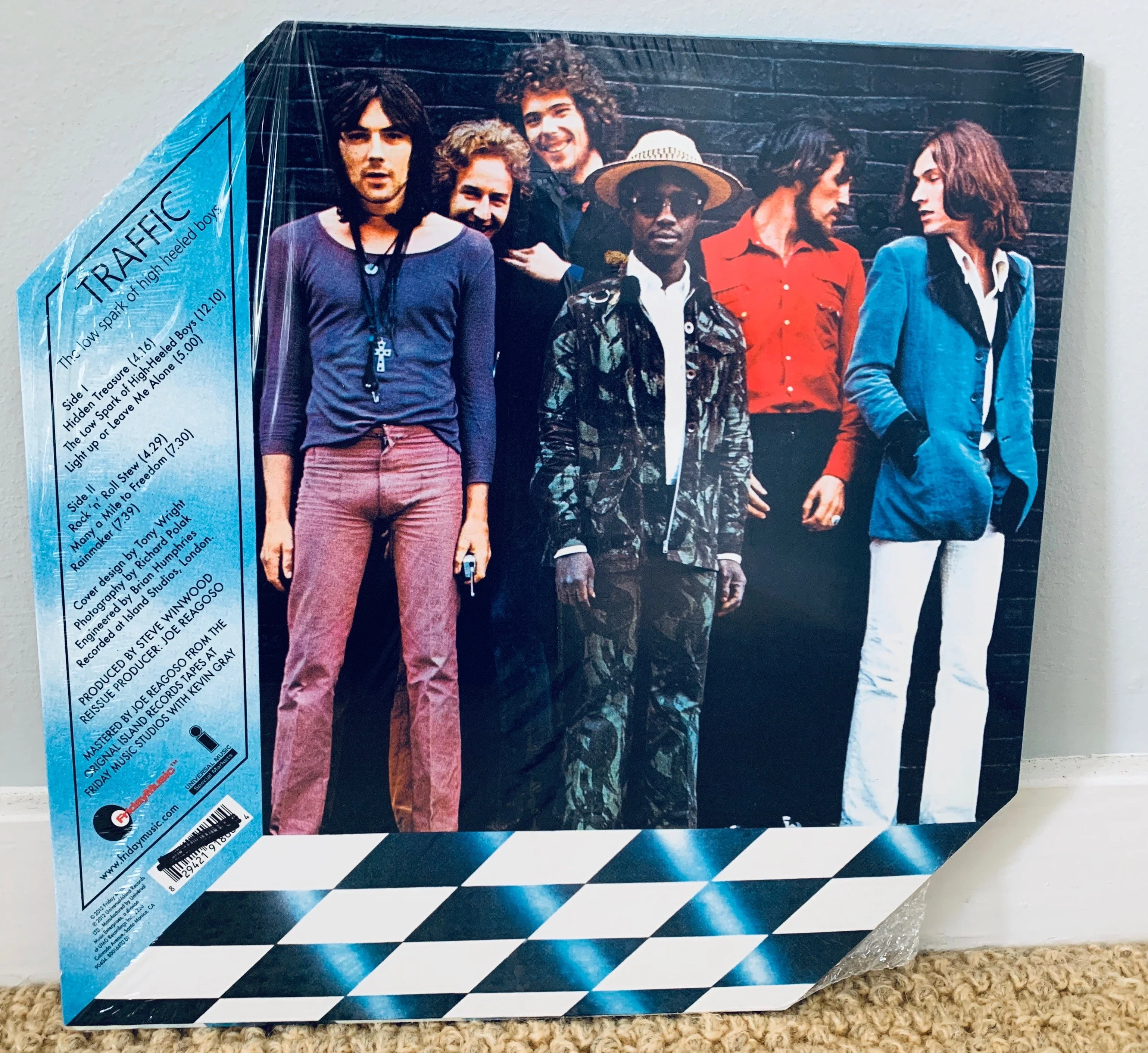 TRAFFIC - LOW SPARK OF HIGH HEELED BOYS Blue Vinyl LP - Image 3