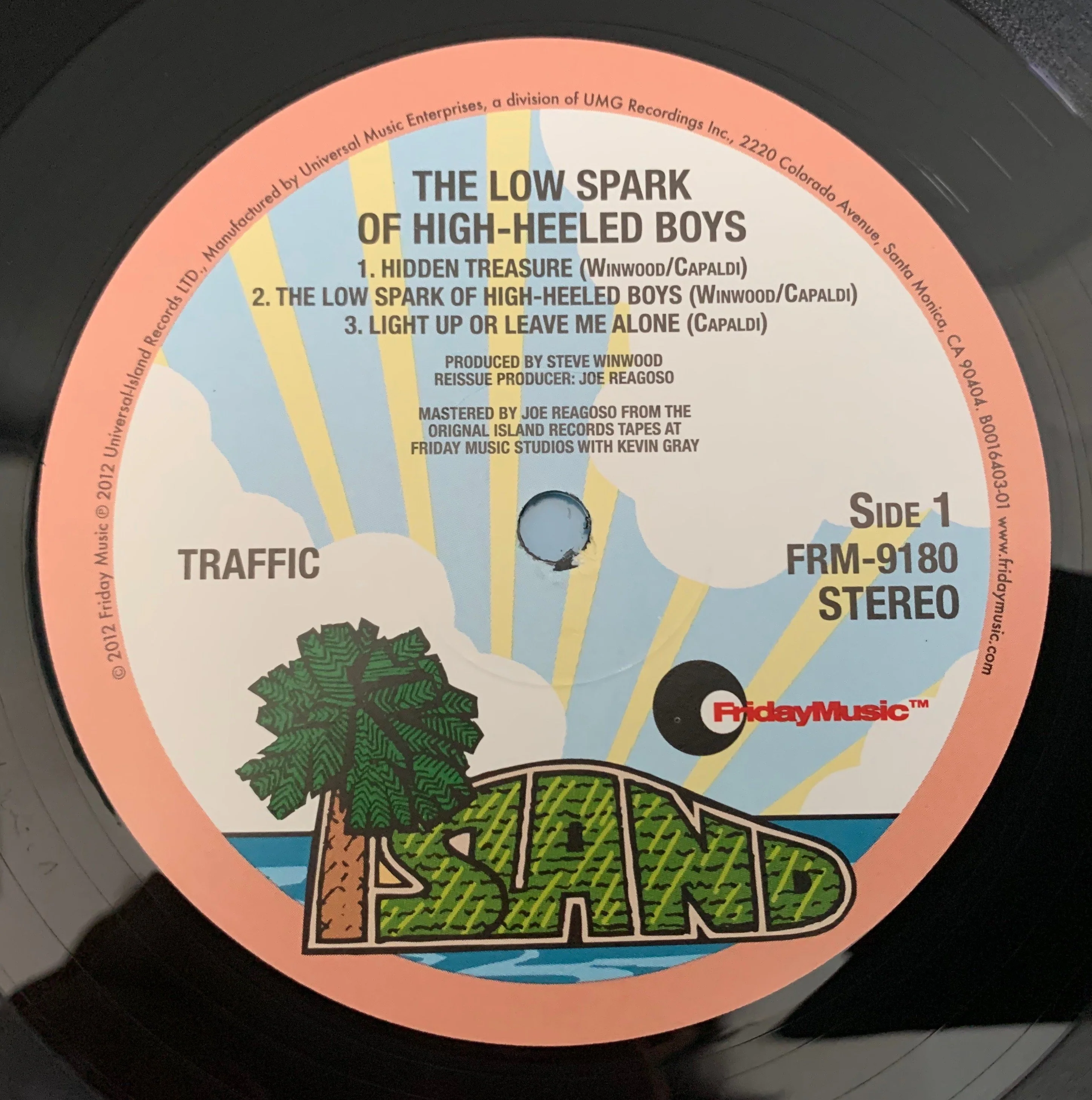 TRAFFIC - LOW SPARK OF HIGH HEELED BOYS Blue Vinyl LP - Image 4
