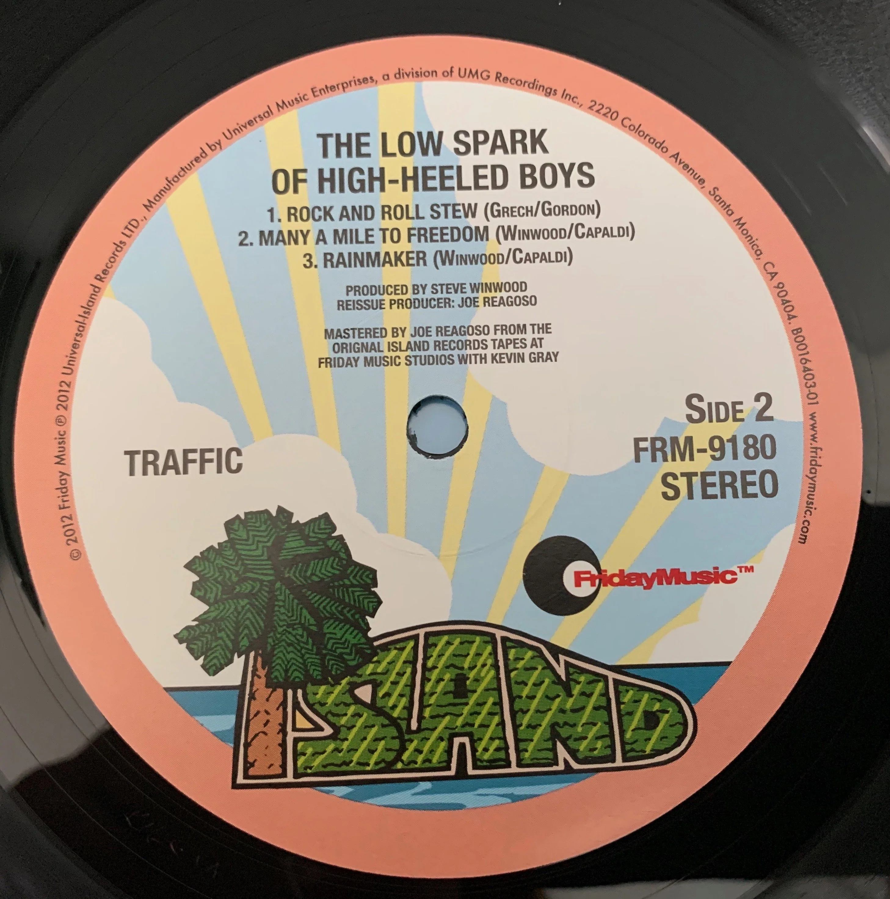 TRAFFIC - LOW SPARK OF HIGH HEELED BOYS Blue Vinyl LP - Image 5