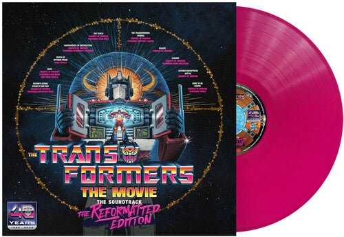 TRANSFORMERS - MOVIE THE SOUNDTRACK - THE REFORMATTED EDITION Energon Pink Vinyl LP