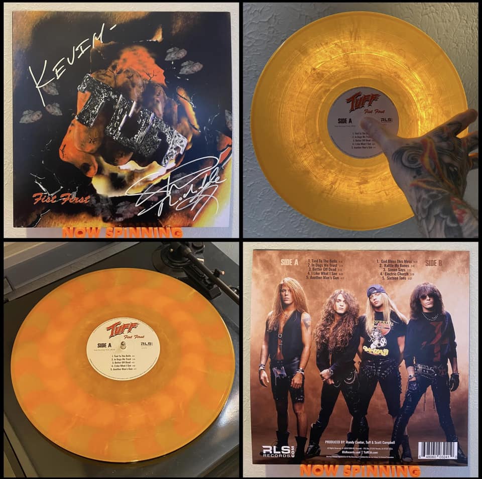 TUFF - FIST FIRST ORANGE Vinyl LP - Image 3
