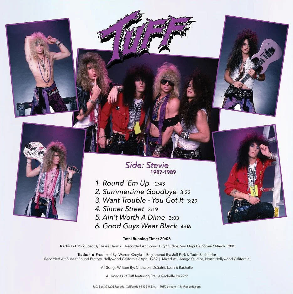 TUFF - THE GLAM YEARS 1985-1989 BLACK/PURPLE Vinyl LP - Image 6