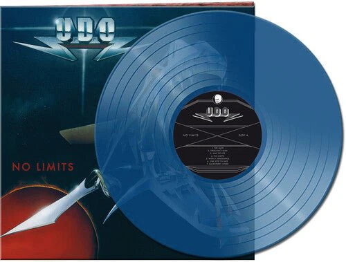 U.D.O. - NO LIMITS - CLEAR BLUE Vinyl LP - Image 2