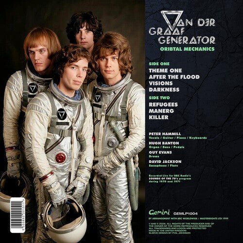 VAN DER GRAAF GENERATOR - ORBITAL MECHANICS Mint Pearl Vinyl LP - Image 2