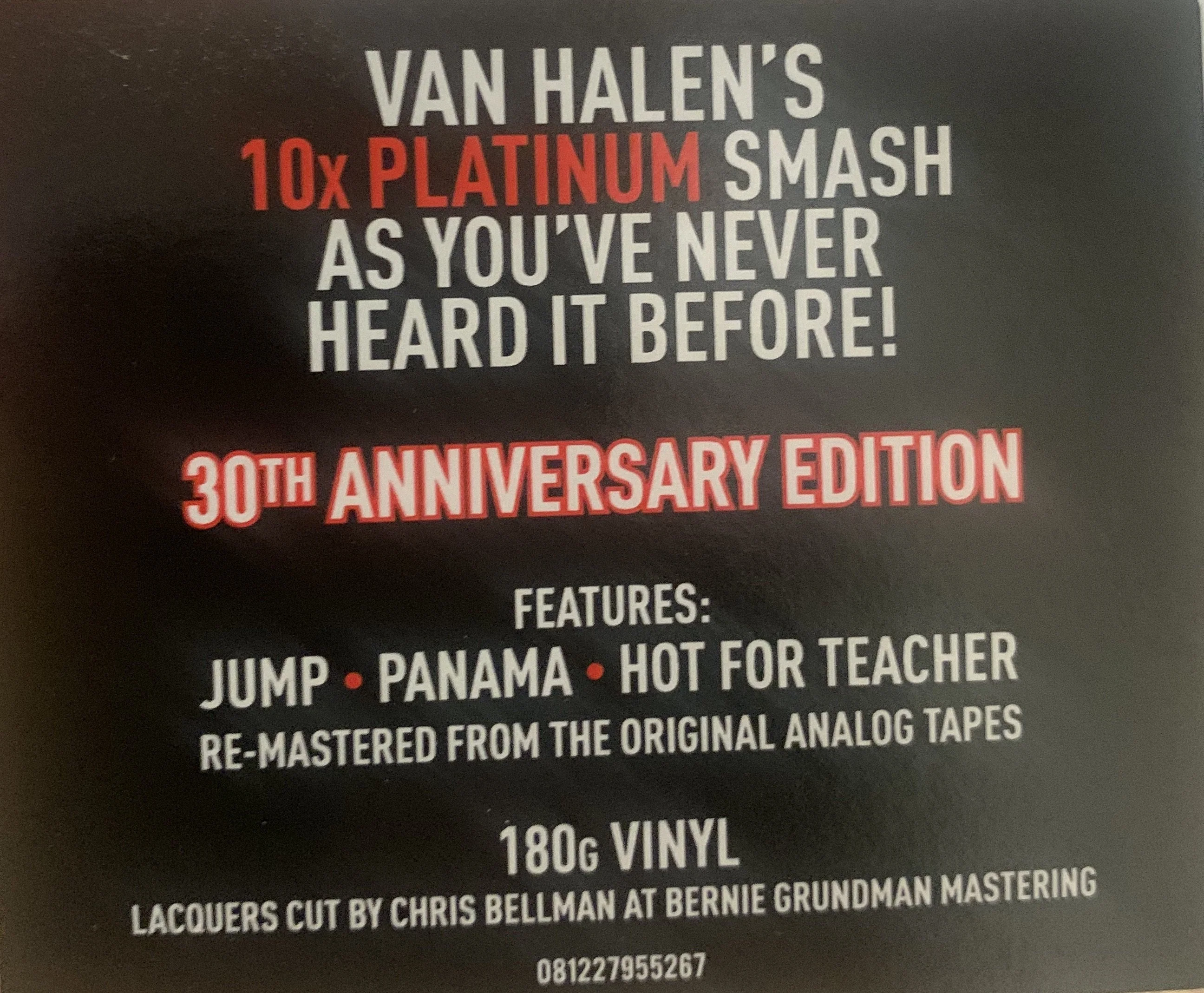 VAN HALEN - 1984 Vinyl LP - Image 2
