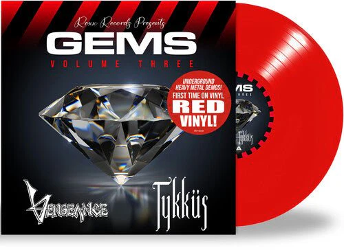 VENGEANCE / TYKKUS - GEMS VOL. 3 - RED Vinyl LP