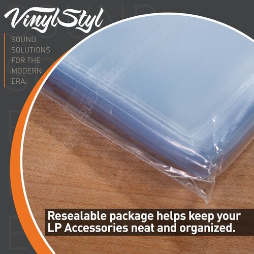 Vinyl Styl® 12 Inch Outer Record Sleeves - Easy Open - 50 Count (Crystal Clear) - Image 3