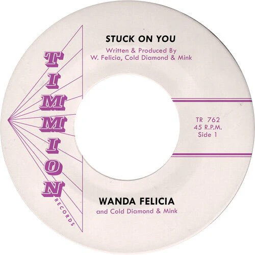 WANDA FELICIA / COLD DIAMOND & MINK - STUCK ON YOU - PINK Vinyl LP