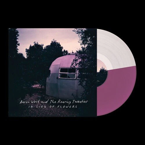 WEST,AARON & THE ROARING TWENTIES - IN LIEU OF FLOWERS - PURPLE & CLEAR SPLIT Vinyl LP