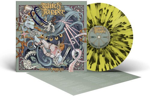 WITCH RIPPER - THROUGH THE HOURGLASS - YELLOW/BLACK Vinyl LP