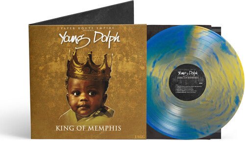 YOUNG DOLPH - KING OF MEMPHIS (10 YR) - ROYALTY BLUE/GOLD Vinyl LP