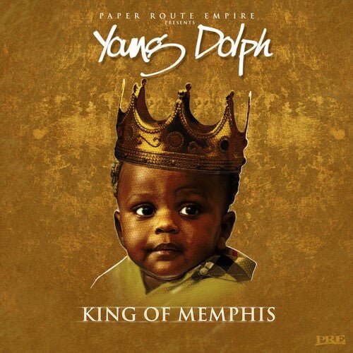 YOUNG DOLPH - KING OF MEMPHIS (10 YR) - ROYALTY BLUE/GOLD Vinyl LP - Image 2